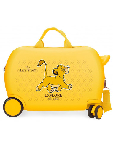 4761041 ABS ROLLING SUITCASE 4W.(2 MULTID.) 45CM. THE LION K